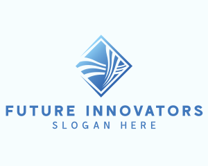 Biotech Innovation Wave  logo design