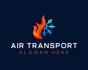 Hot Cold Airflow logo design