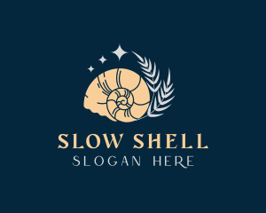 Sea Conch Shell logo design