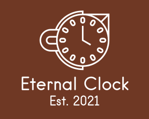 Coffee Cup Clock logo