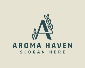 Agriculture Farm Letter A logo design