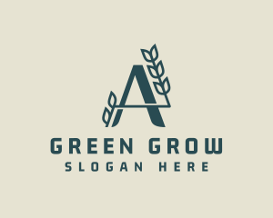 Agriculture Farm Letter A logo