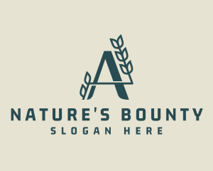 Agriculture Farm Letter A logo