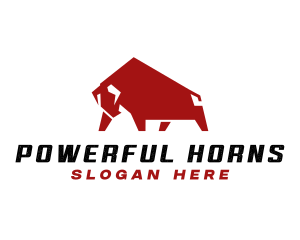 Wild Bull Horn  logo design