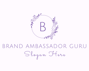 Floral Garland Flower Boutique logo design