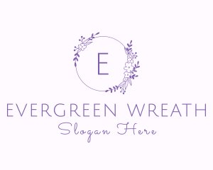 Floral Garland Flower Boutique logo design