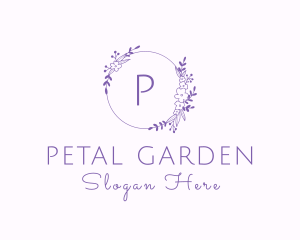 Floral Garland Flower Boutique logo design