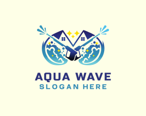 Pressure Wash Housekeeping logo design