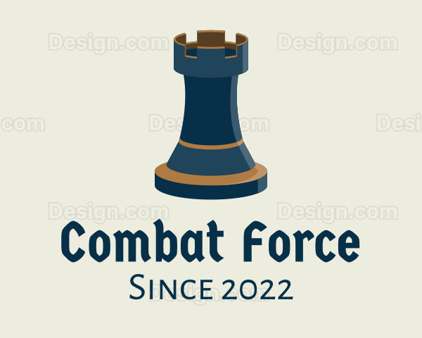 Medieval Rook Chess Logo