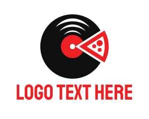 Song - Pizza Music Vinyl logo design