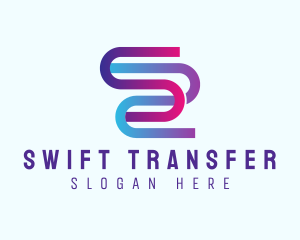 Letter S Flow logo design