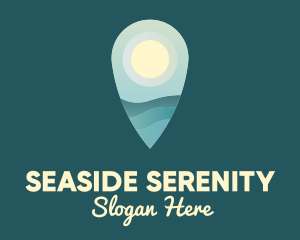 Summer Wave Seaside Location logo design