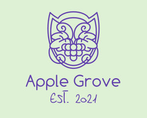 Grape Orchard Badge logo design