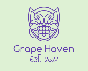 Grape Orchard Badge logo design