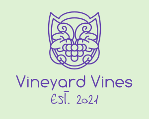 Grape Orchard Badge logo design