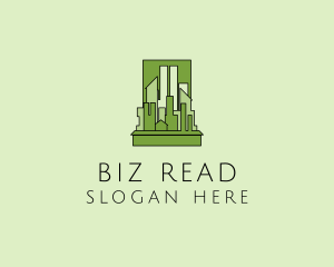 Green City Skyline  logo design