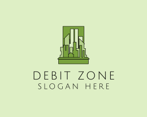 Green City Skyline  logo design