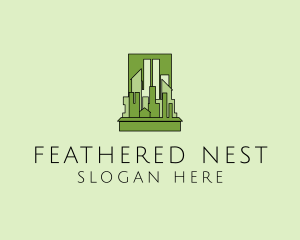 Green City Skyline  logo design