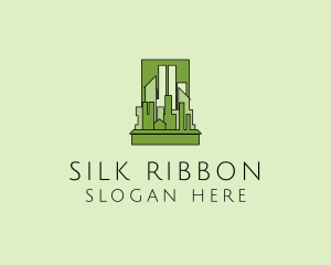 Green City Skyline  logo design