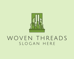 Green City Skyline  logo design