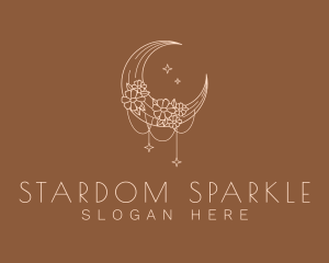 Starry Moon Flower logo