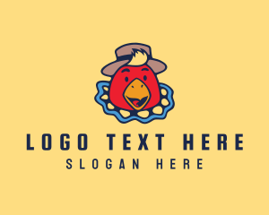 Chicken Restaurant Hat logo