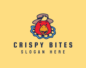 Chicken Restaurant Hat logo