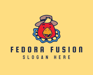 Chicken Restaurant Hat logo design