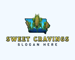 Iowa Sweet Corn Farm logo design