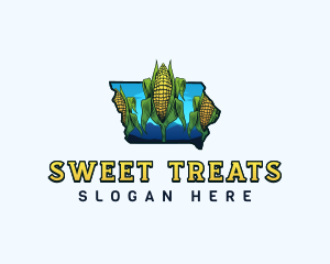 Iowa Sweet Corn Farm logo design