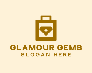 Diamond Jewelry Bag logo design