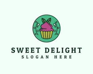 Vegan Sweet Cupcake logo design