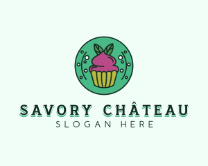 Vegan Sweet Cupcake logo design