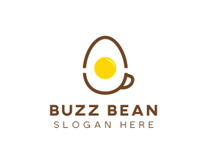 Egg Coffee Breakfast logo design