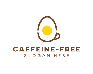 Egg Coffee Breakfast logo design