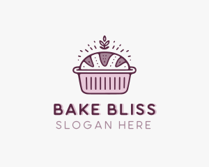 Loaf Bread Baking logo design