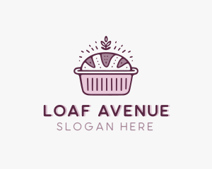 Loaf Bread Baking logo design