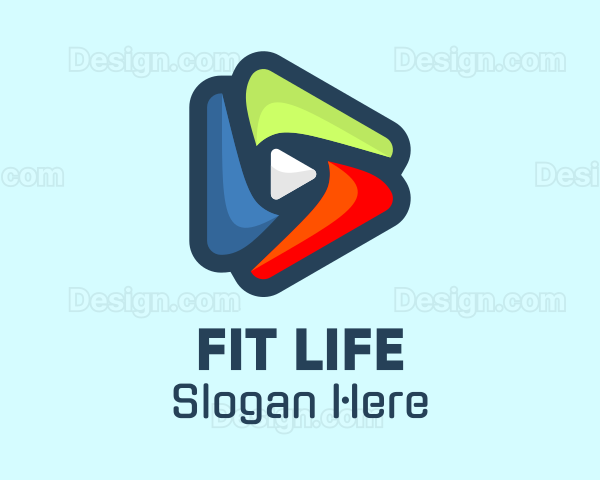 Multimedia Player Button Logo