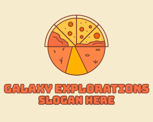 Pizza Roadtrip Adventure logo design