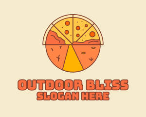 Pizza Roadtrip Adventure logo design