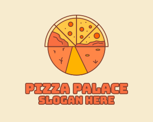 Pizza Roadtrip Adventure logo design