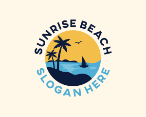 Summer Beach Travel logo design