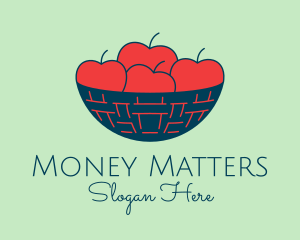 Apple Fruit Bowl Basket logo