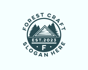 Forest Cabin Roofing logo design