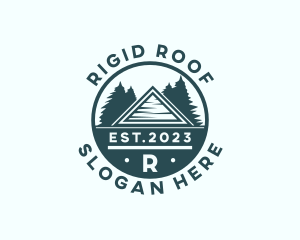 Forest Cabin Roofing logo design