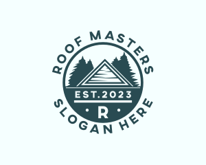 Forest Cabin Roofing logo design