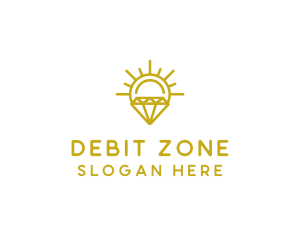 Luxury Sun Diamond logo design