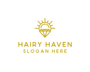 Luxury Sun Diamond logo design