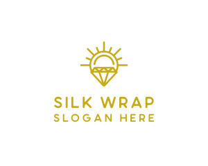 Luxury Sun Diamond logo design