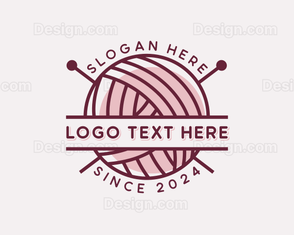 Yarn Textile Crochet Logo